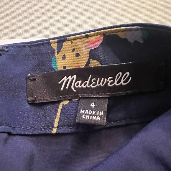 NWOT Madewell 100% Silk Atrium Midi Skirt in Bird of Paradise Size 4 - Picture 8 of 8